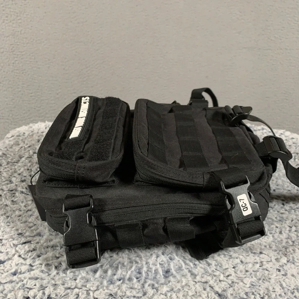 WOLFpak Mini Backpack Unisex OS Black Tactical Gym Bag MOLLE Ruck Pack Rucking